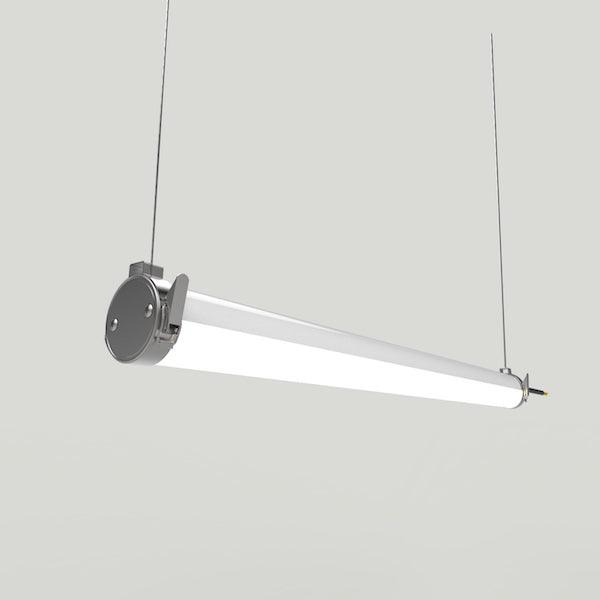 Computer generated drawing of the 60-watt IP69K LED Tri-Proof light