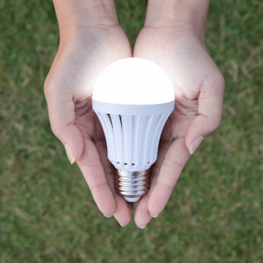 How are LED lights better for the environment?