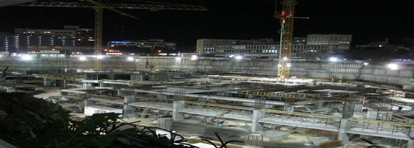 LED Flood Lights at an industrial site