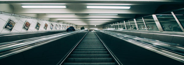 Escalator in the underground